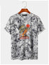 Modern Vibrant Print With Conversational Printed T-Shirt