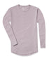 Henley Drop-Cut Long Sleeve: LUX