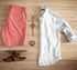 Combo Of 2 Men's Casual Solid Color Shirt Fashion