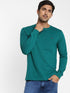 Bottle Green Plain T-shirt
