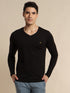 Black Plain Stretch T-Shirt