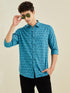 Blue Printed Shirt