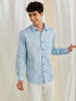 Blue Printed Shirt