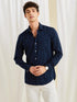 Navy Printed Shirt