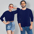 Plain Full Sleeve Couple T-shirt