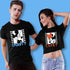 Micky Minnie Couple T-Shirt (CROP TOP Tee)